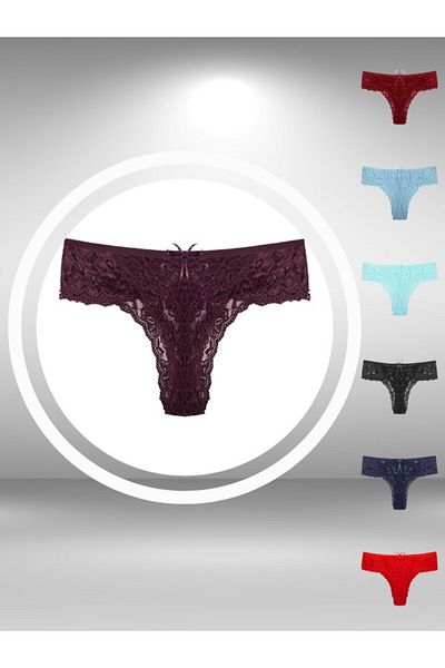 ŞahTan Lace Plus Size Women's Panties