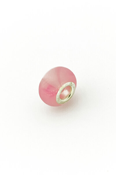 Limezon Pembe Murano Çelik Charm