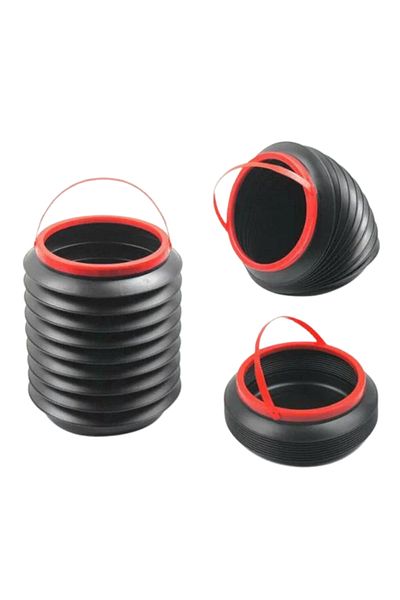 KDOT Foldable In-Car Bucket 4 Liters with Hanger Without Lid