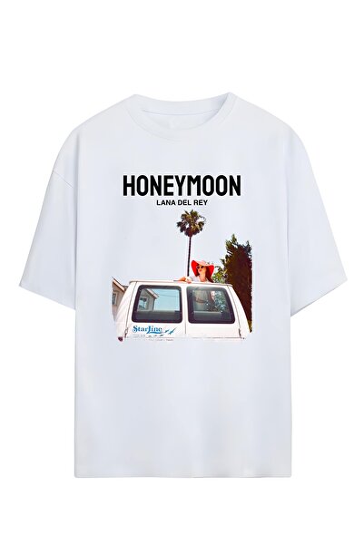 Adrift Lana Del Rey - Tricou oversize unisex conceput pentru luna de miere