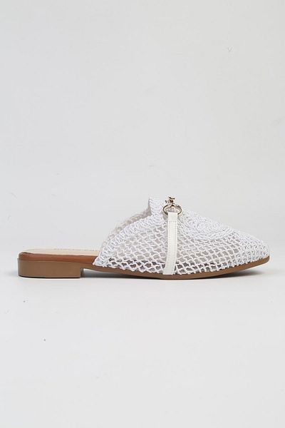 Pierre Cardin ® |   PC-53128- 3829 Λευκές-Γυναικείες Παντόφλες