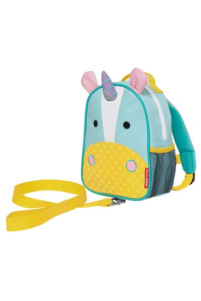 Skip Hop Σακίδιο πλάτης Zoo με μοτίβο Unicorn με ζώνη ασφαλείας