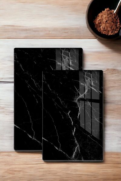 Comprox 2 Pieces 20x30 and 25x35 Tempered Glass Cutting Board - Aesthetic, Durable and Multifunctional