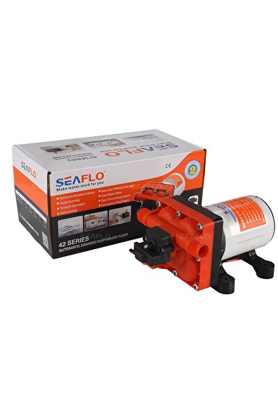 Seaflo Sfdp2-050-055-42 Karavan, Tekne Hidroforu 24 Volt 18.9 Lt/dak 55 Psi 3...