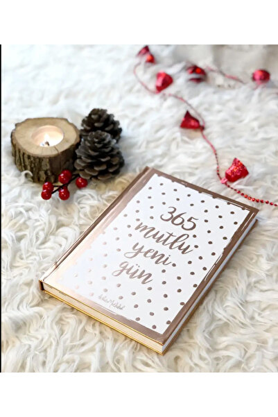 Bikutumutluluk Hediyelik - Tarihsiz Ajanda Rosegold 365 Mutlu Yeni Gün Planlayıcı Defter