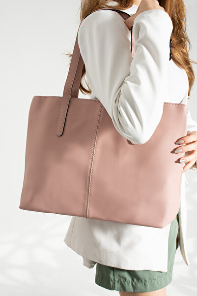 Reddington حقيبة كتف نسائية كبيرة الحجم من جلد لاكوست بأكمام مزدوجة وسحاب، وح...