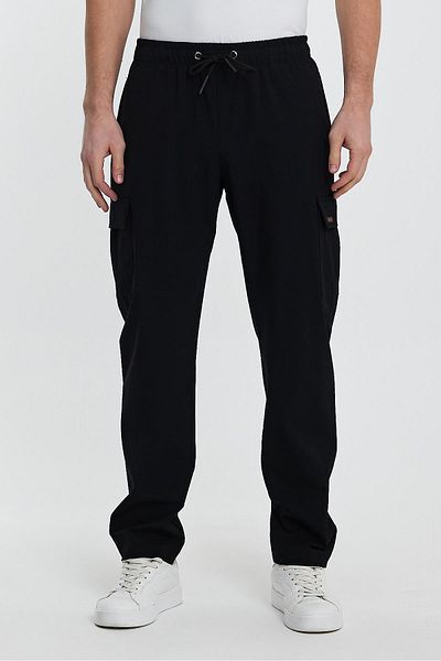 ALEXANDERGARDI MEN'S CARGO TROUSERS WITH ELASTIC WAIST(E24-51204-ERKK)