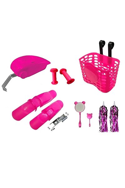 Arzu / Monero BİSİKLET PEMBE DEKORASYON SET QUEEN 6 PARÇA KOMBİN