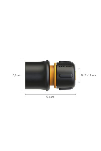 FiSKARS Hose Connection Apparatus with Stop 13–15mm (1/2–5/8") lb (Min 30)