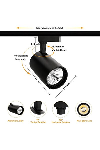 Cata Ray Spot Armatür: 4000K Modern Aydınlatmanın Zarif Dokunuşu