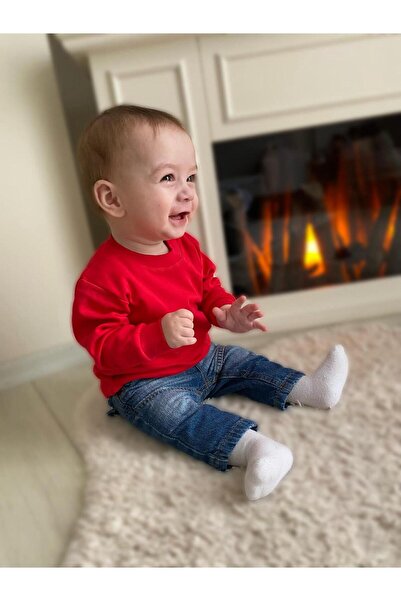 Meriç bebe Unisex Bisiklet Yaka Omuz Çıtçıt Detaylı %100 Pamuk Bebe&Çocuk Mevsimlik Body