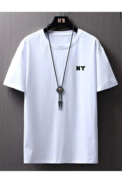 MYDARKSTYLE UNISEX NY Printed Oversize T-shirt