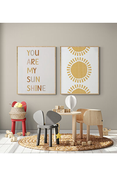 FNC CONCEPT Çocuk Odası 2'li Çerçeveli Tablo