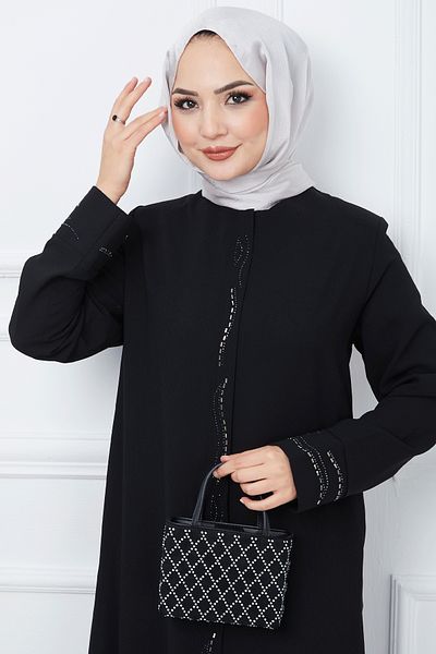 InStyle حجر مرشوش على شكل قرص العسل - أسود