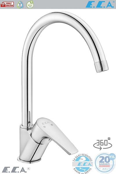 Eca E.C.A Niobe - Swan Model Kitchen Sink Faucet 102118098