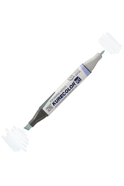 Zig Kurecolor Kc3000 Twin S Marker - 822 Blue Gray Pen