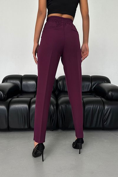 OUZ Fashion Women's Side Button Detailed Trousers