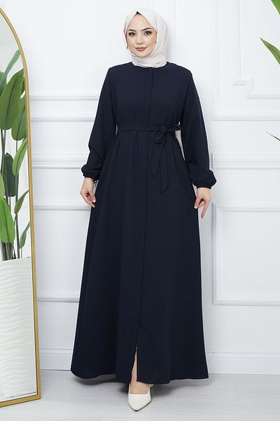 InStyle Ζώνη Κυψελοειδή Ύφασμα Ferace - Navy Blue