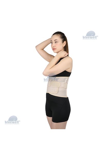 BLUEWELL Hernias Steel Underwire Corset Supported Corset Waist Girdle Waist Support Hernias Sciatica 26cm Size Free