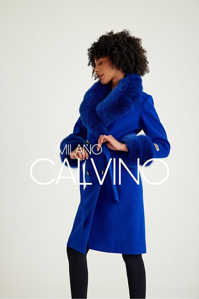 Milano Calvino Furry Cashmere Coat