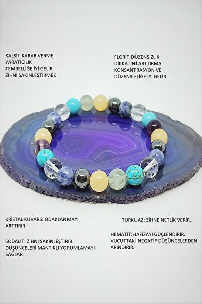 NehirTaş سوار من الحجر الطبيعي المعتمد من Dehb (كالسيت، فلوريت، هيماتيت، سودا...