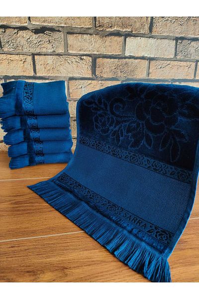 sarra 30x50cm SARRA 6 ΤΕΜΑΧΙΑ ΜΕ ΦΡΑΓΚΟΣ ΜΕ ΣΚΟΥΡΟ ΠΕΤΣΑΛΙ - ΣΚΟΥΡΟ ΜΠΛΕ
