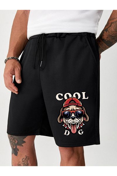 BEGRİFF Unisex Cool σορτς με γράμματα