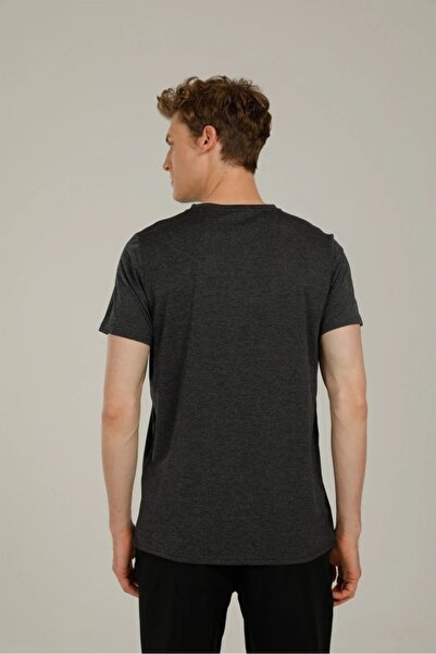 lumberjack Βασικός κατάστρωμα. Ανδρικό κοντομάνικο μπλουζάκι Pes C N 4FX Anthracite