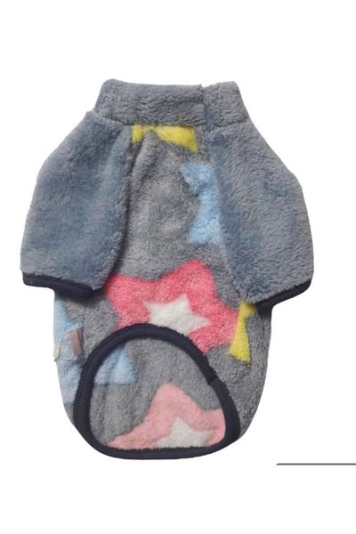 GedyCo Stars Premium Plush Small Breed Dog Sweatshirt (suitable for dogs from 2 kg to 9 kg)