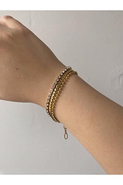 spiritus Georgia Çelik 3'lü Bileklik