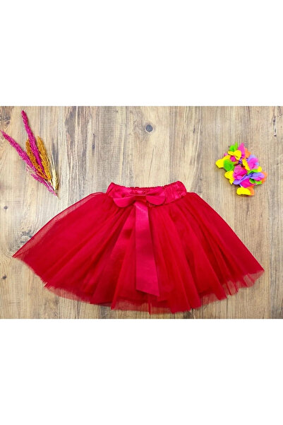 NOBLE STORE 23 Nisan Kız Çocuk Fiyonklu Hayal Tütü Tüllü Etek NBL 24