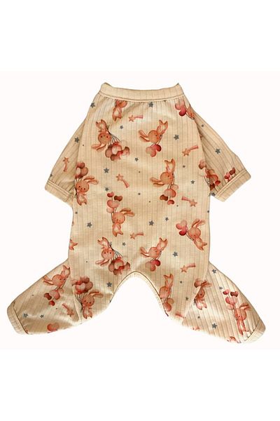GedyCo Balloon Bunny Combed Small Breed Dog Jumpsuit