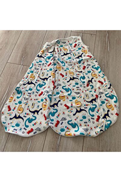 Tomac Cotton Double Layer Sleeveless Dinosaur Baby Swaddle/Sleeping Bag