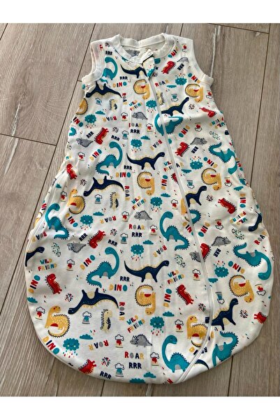 Tomac Cotton Double Layer Sleeveless Dinosaur Baby Swaddle/Sleeping Bag