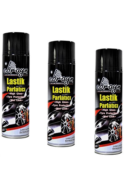 caraks Premium Lastik Parlatıcı Tampon Parlatıcı Koruyucu Ebrayn Aerosol Spre...