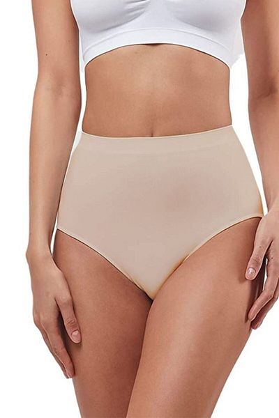 Elite Life Ψηλόμεσο Plus Size Non-Trace Slip εσώρουχο 1 τεμάχιο