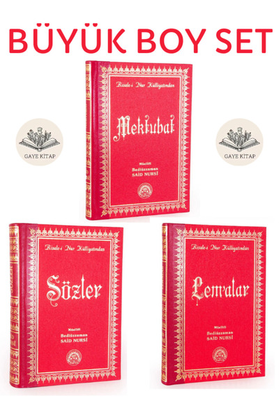 Envar Neşriyat Mektubat / Sözler / Lem'alar Risalei Nur Tercümesi Büyük Boy S...