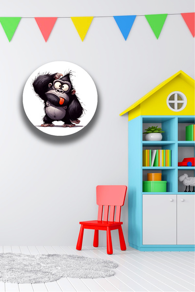 Nod Modele de pictură din lemn pentru camera copiilor, colorate, drăguțe, decorațiuni de perete cu animale, decorațiuni pentru casă