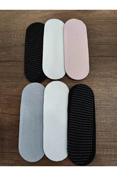 erceys Детски антиплъзгащи чорапи за йога, 6 чифта, памук