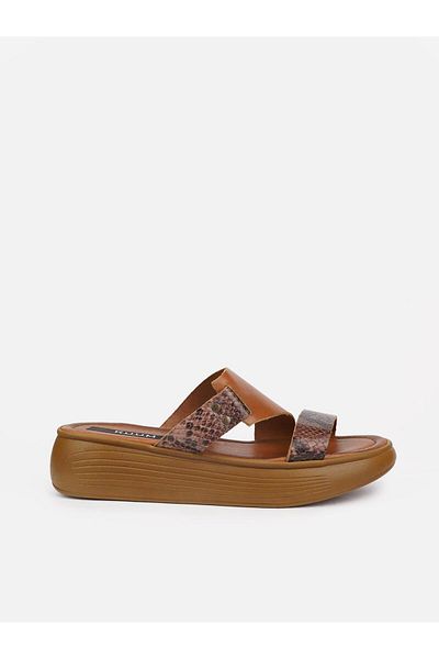 KUUM LONDON Orthopedix K8404 Genuine Leather Women's Slippers