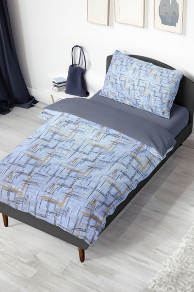 Yummotr Pamuklu Tek Kişilik Line Nevresim Takımı