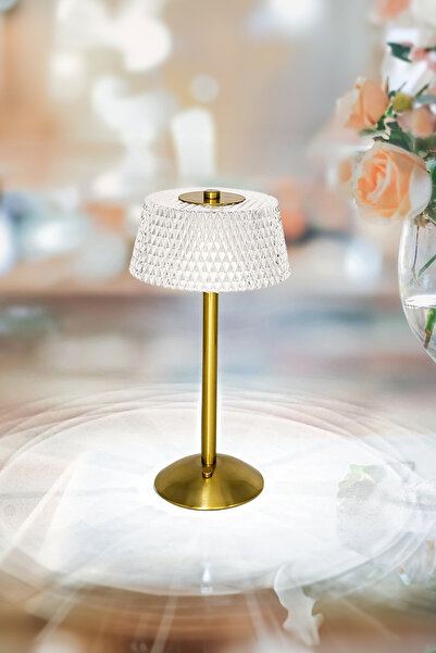 ThenTech Şık Görünümlü Kablosuz USB Şarjlı Masaüstü Gece Lambası LED Işık