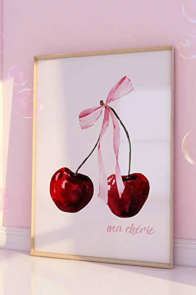 Vinca Prints A3 Pink Bows Coquette Estetik Poster, Balletcore Estetik Poster, Pinterest Estetik Poster