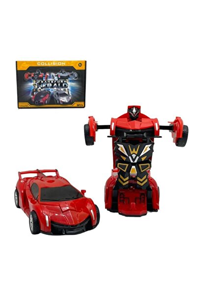 Ailenizin Oyuncakçısı Transformers Robot 1:32 Kendinden Robota Dönüşebilen Araba - Çek Bırak Robota 4'Lü Set