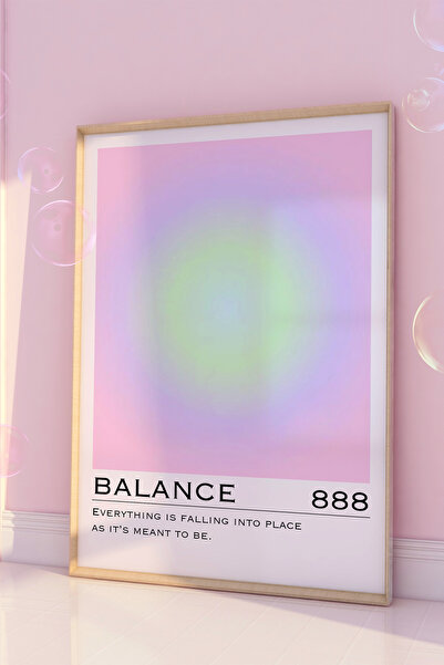 Vinca Prints A3 Angel Numbers Aura Poster, Aura Poster, Estetik Duvar Tablosu...