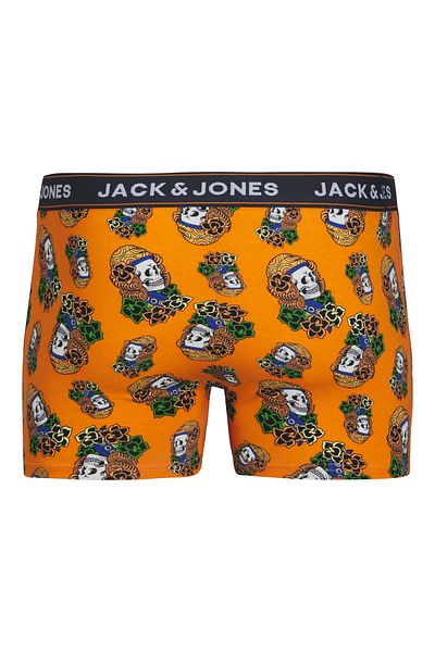 Jack & Jones Jack Jones Jactiple Skull με μοτίβο Navy Blue ανδρικό μπόξερ 5 πακέτο - 12251417 -04