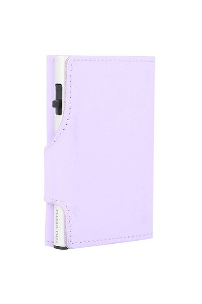 Tru Virtu Click & Slide credit card case wallet RFID leather 6.5 cm