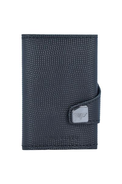Tru Virtu Click & Slide Kreditkartenetui Geldbörse RFID Leder 6,5 cm