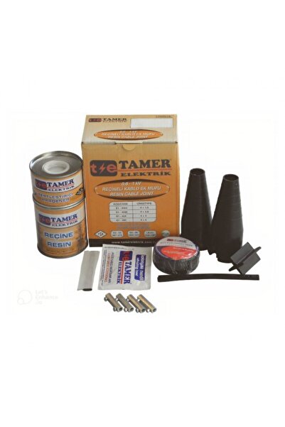 Tamer Elektrik Tamer 4x6 1kV Bakır İletkenli Reçineli Kablo Ek Muf E1 406
