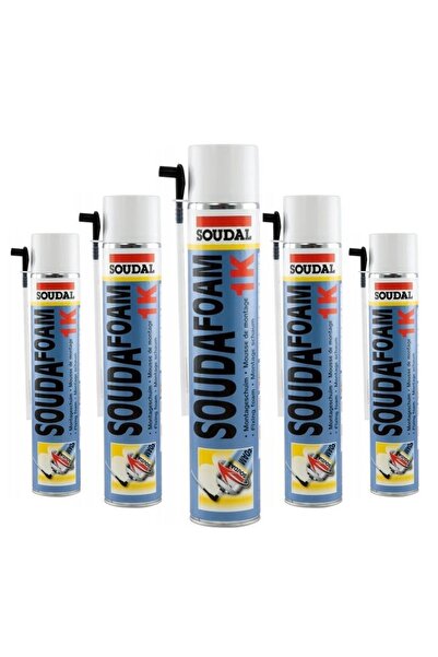 Soudal Soudafoam Poliuretan Köpük 600 Gr - 5 Adet